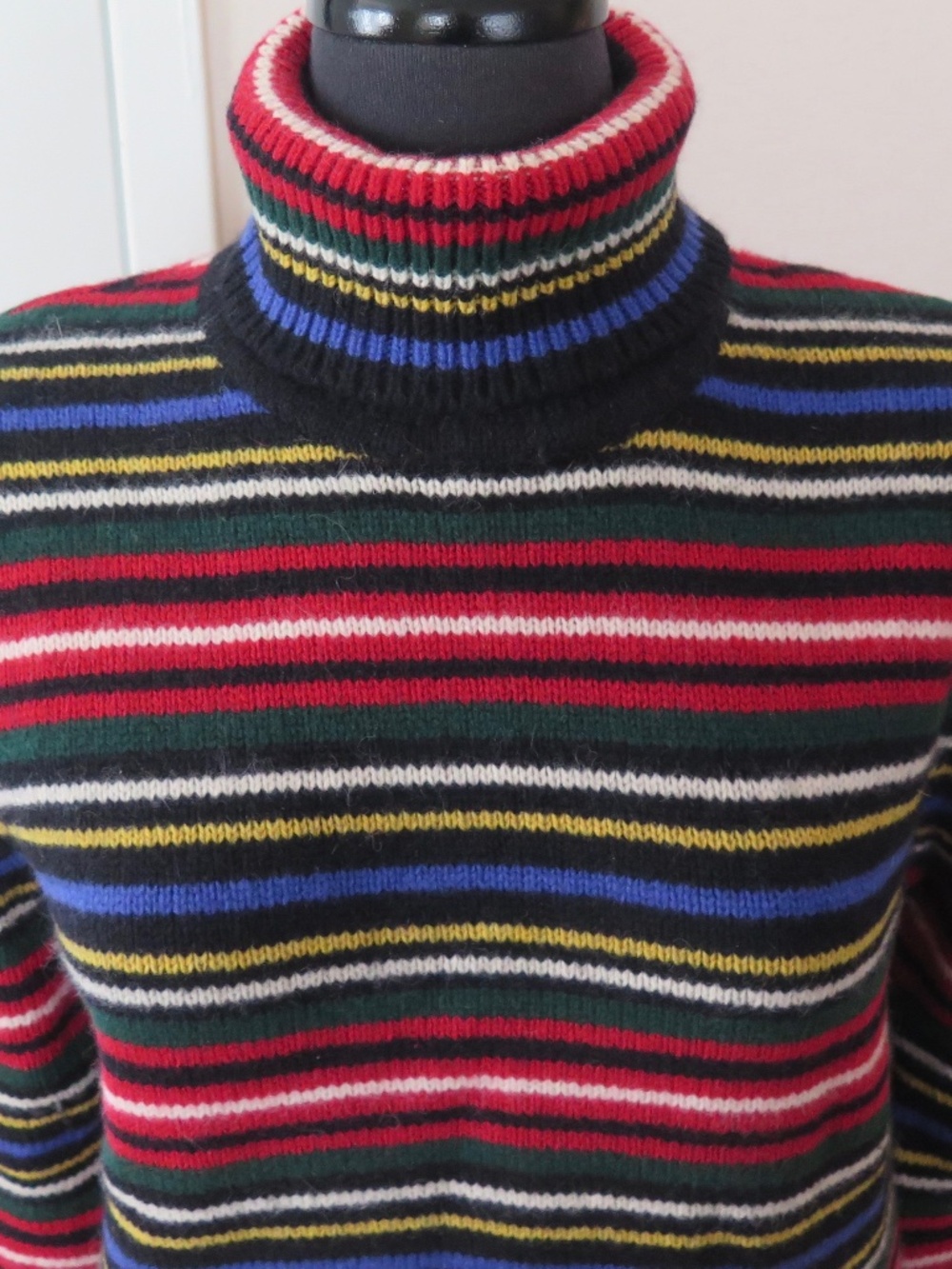 Lauren Turtleneck - Striped Like Royal Stewart Tartan